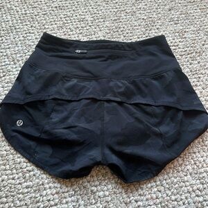 Lulu speed up size 2 high rise shorts